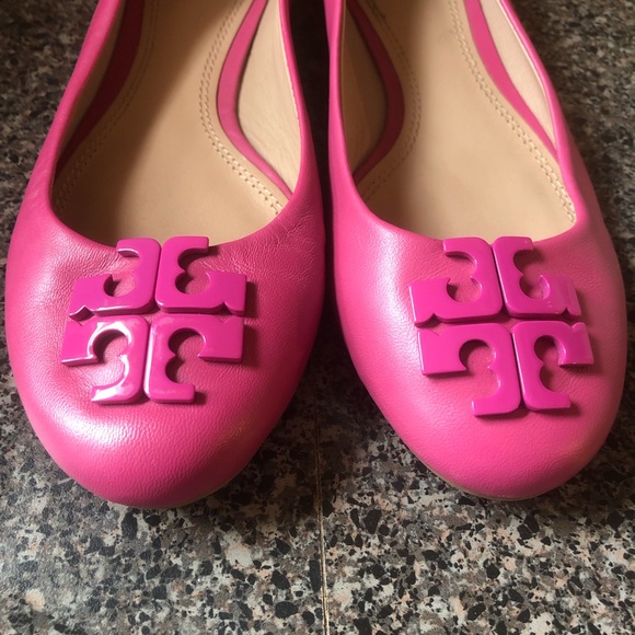 Like NEW Tory Burch Lowell 2 Ballerina Flat Sz 6.5 - Picture 3 of 5